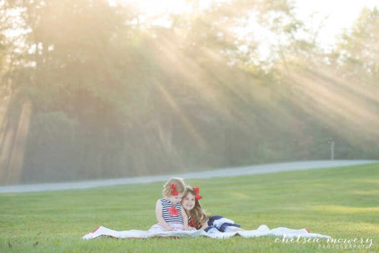 Summer Baby Sisters | Charlotte Child Photographer
