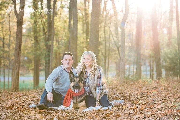 You and Me + dog makes three! | Charlotte Family Photographer