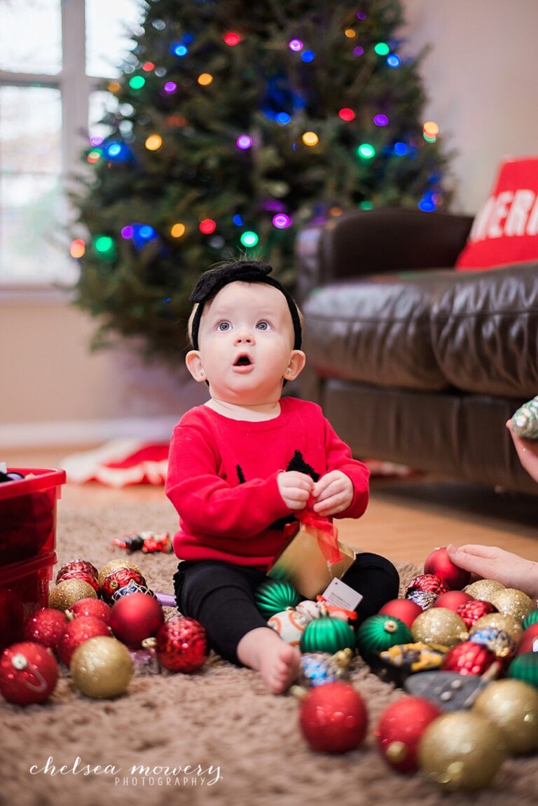 Baby’s First Christmas! | Charlotte Family Photographer