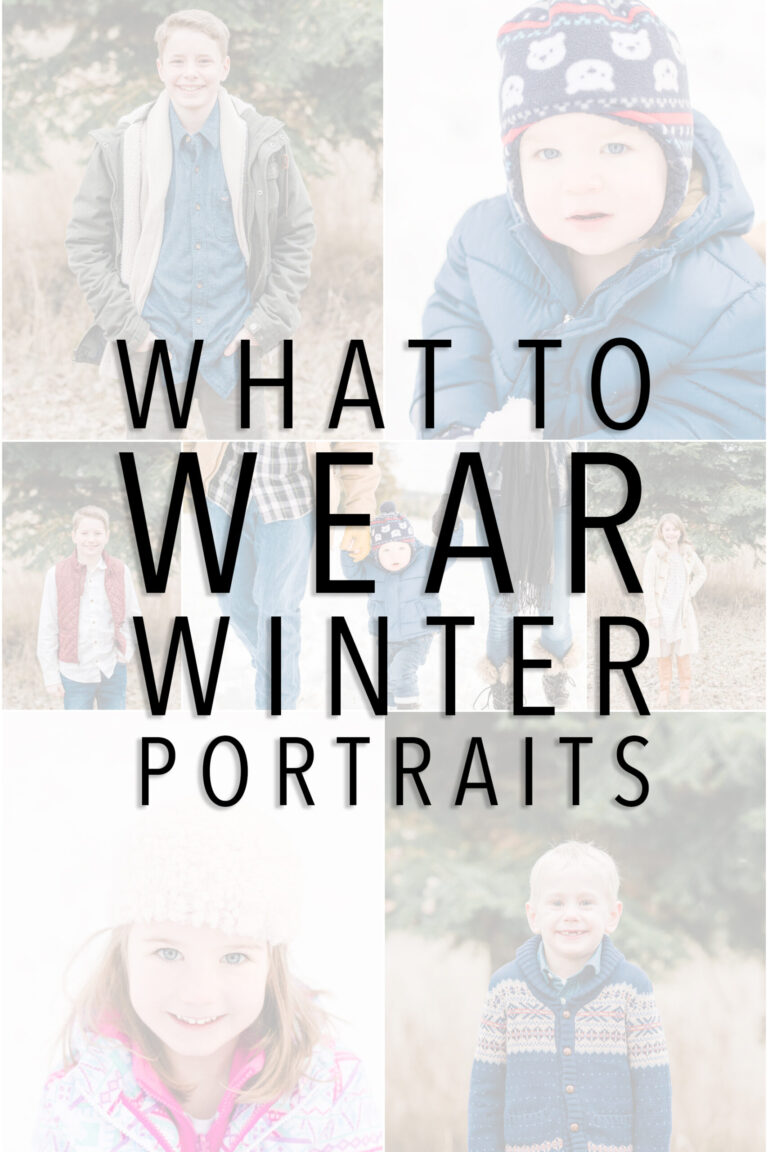 What to Wear for Winter Portraits | 3 Steps to Success