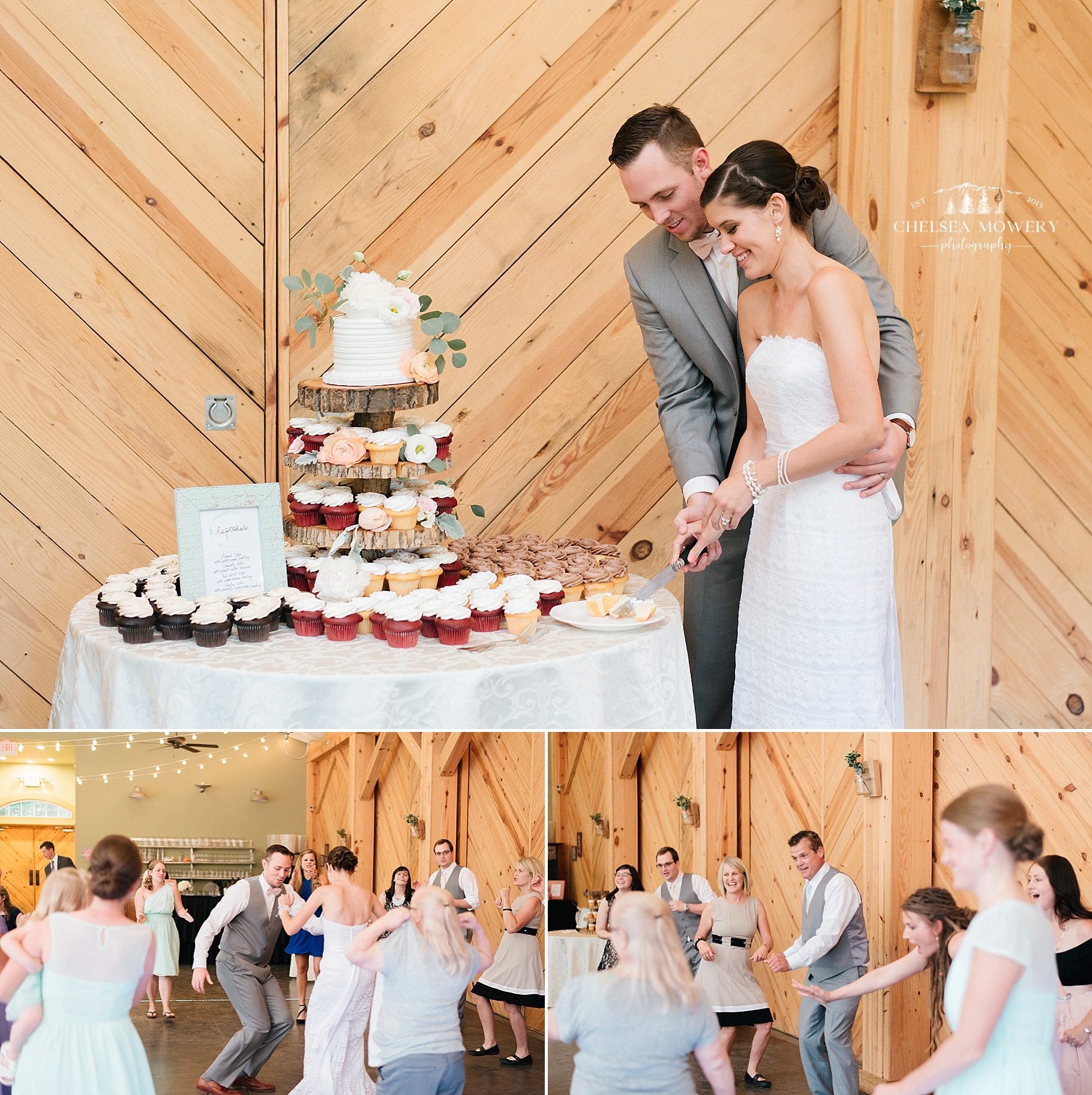 wedding day cake cutting | best sandpoint wedding photographer