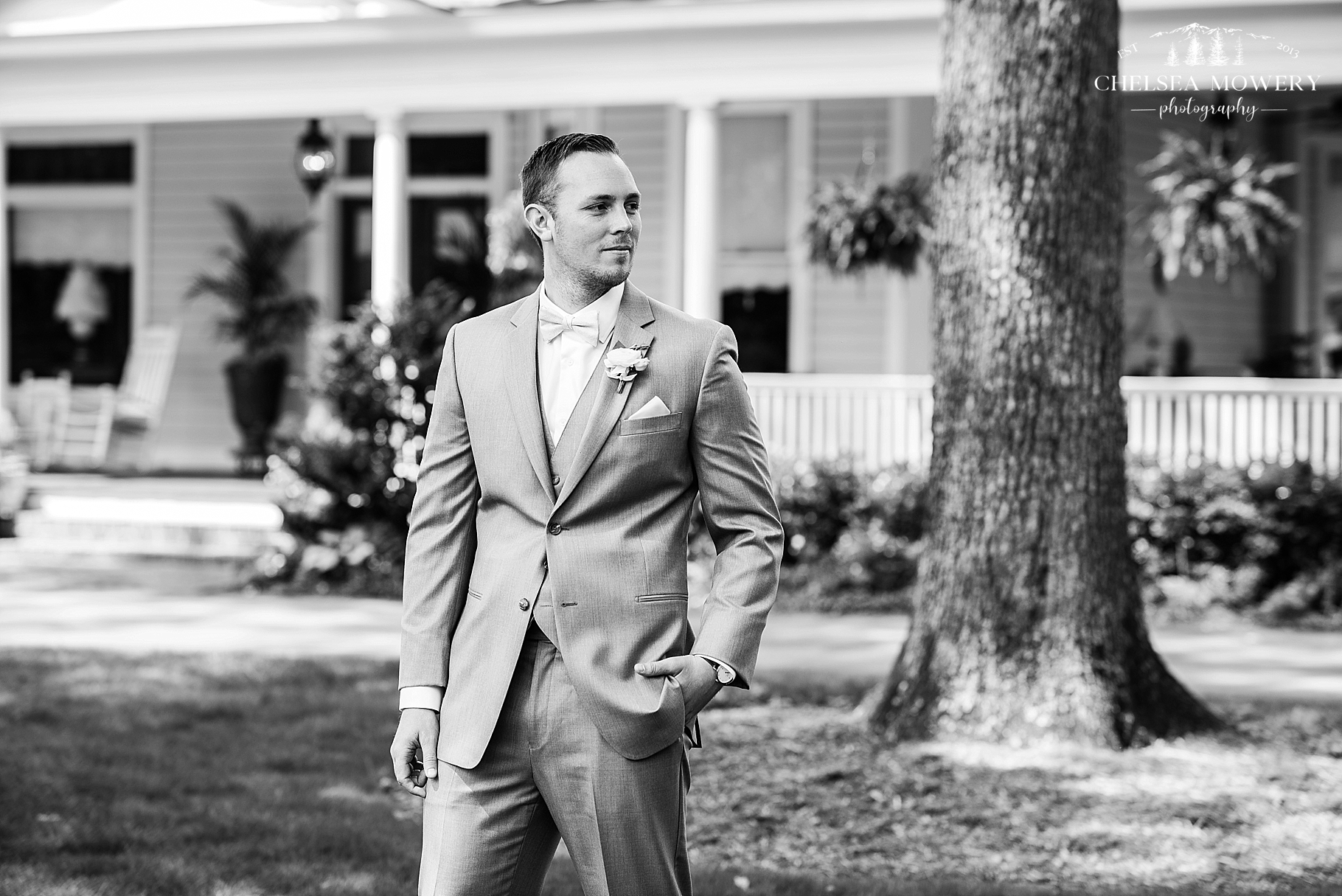 black and white photography | groom portraits