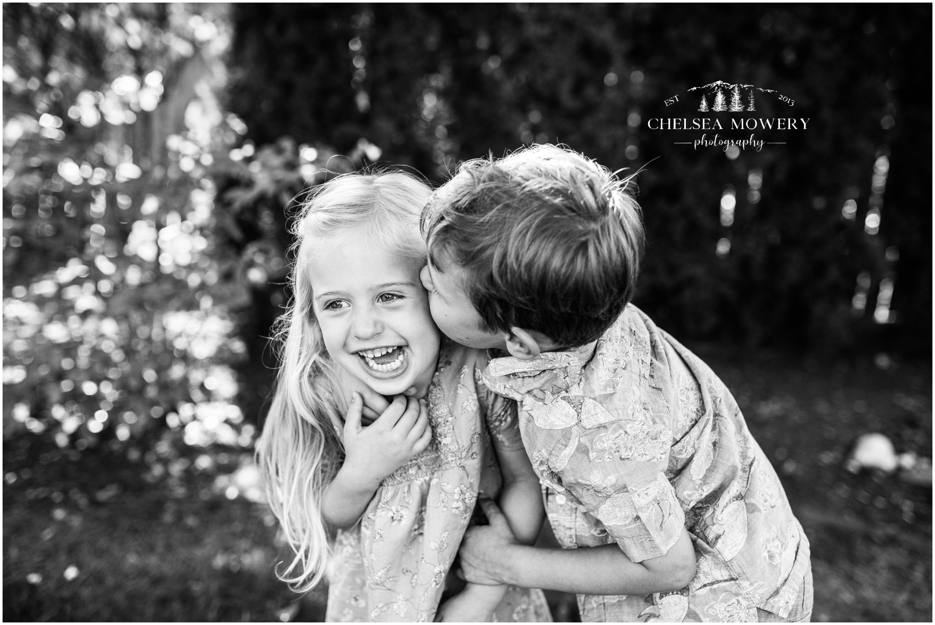 fun children portraits | black and white photography