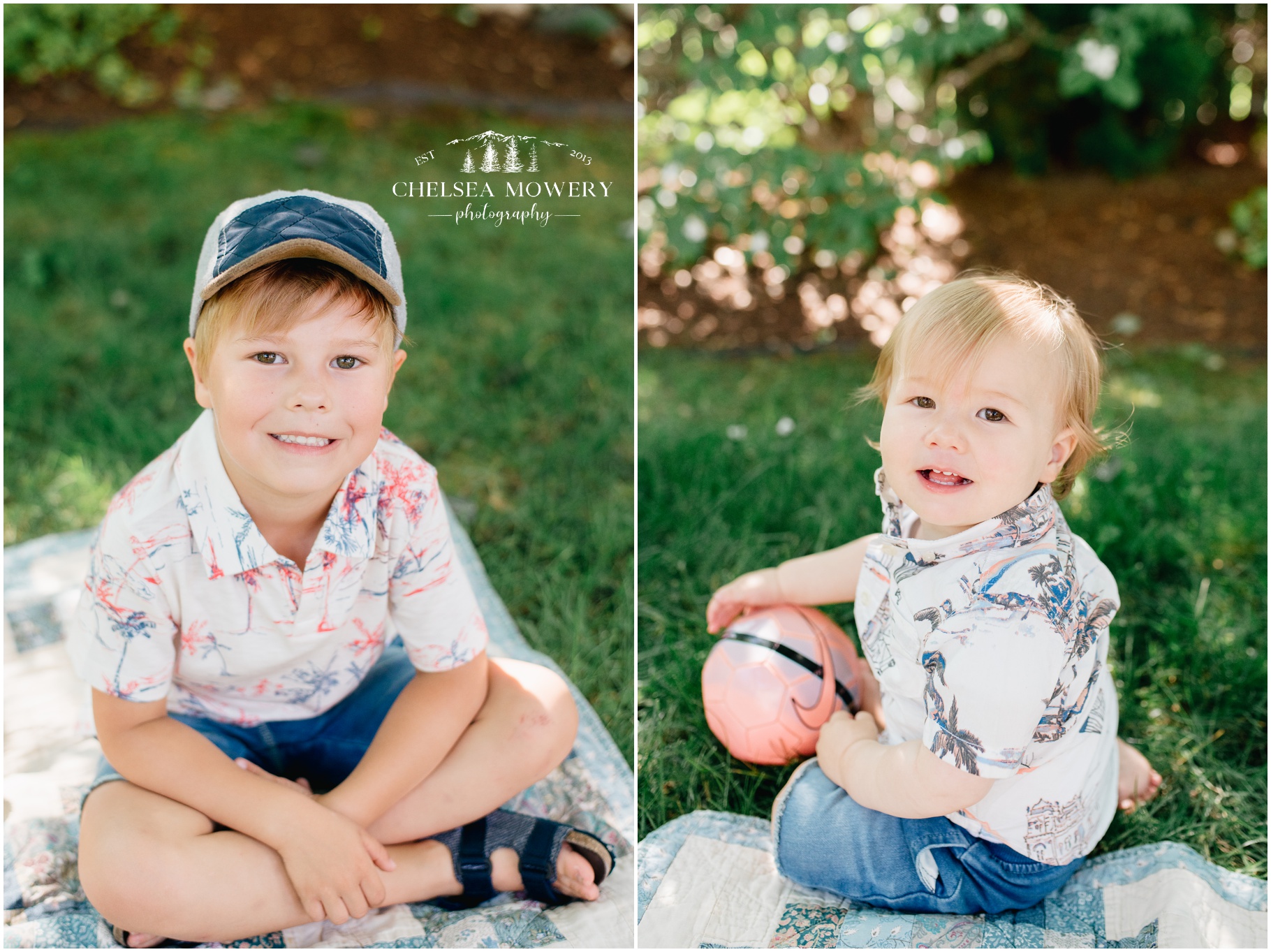 sibling portrait photography | summer family portraits