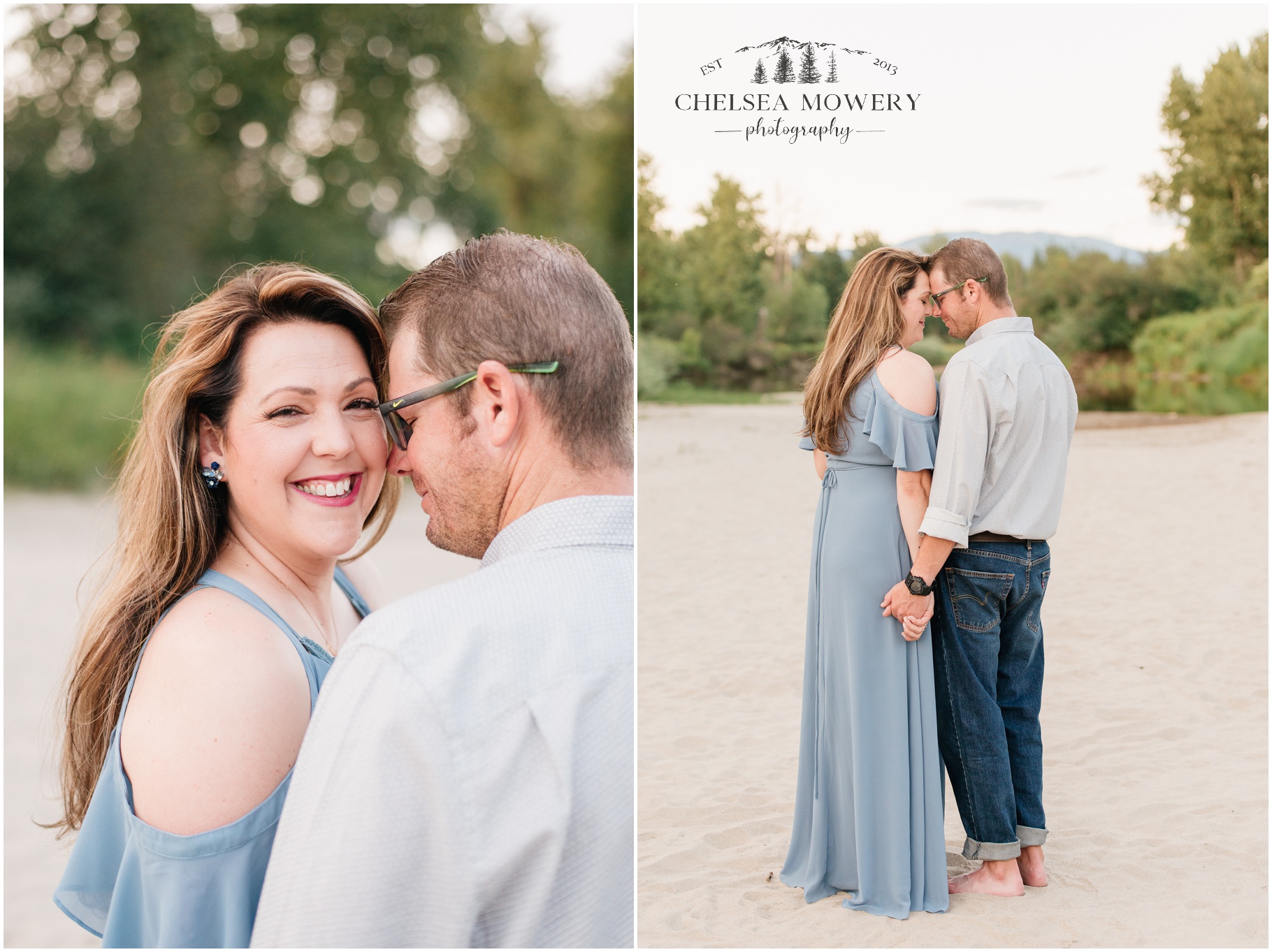 best sandpoint photographer | sunset couples portraits