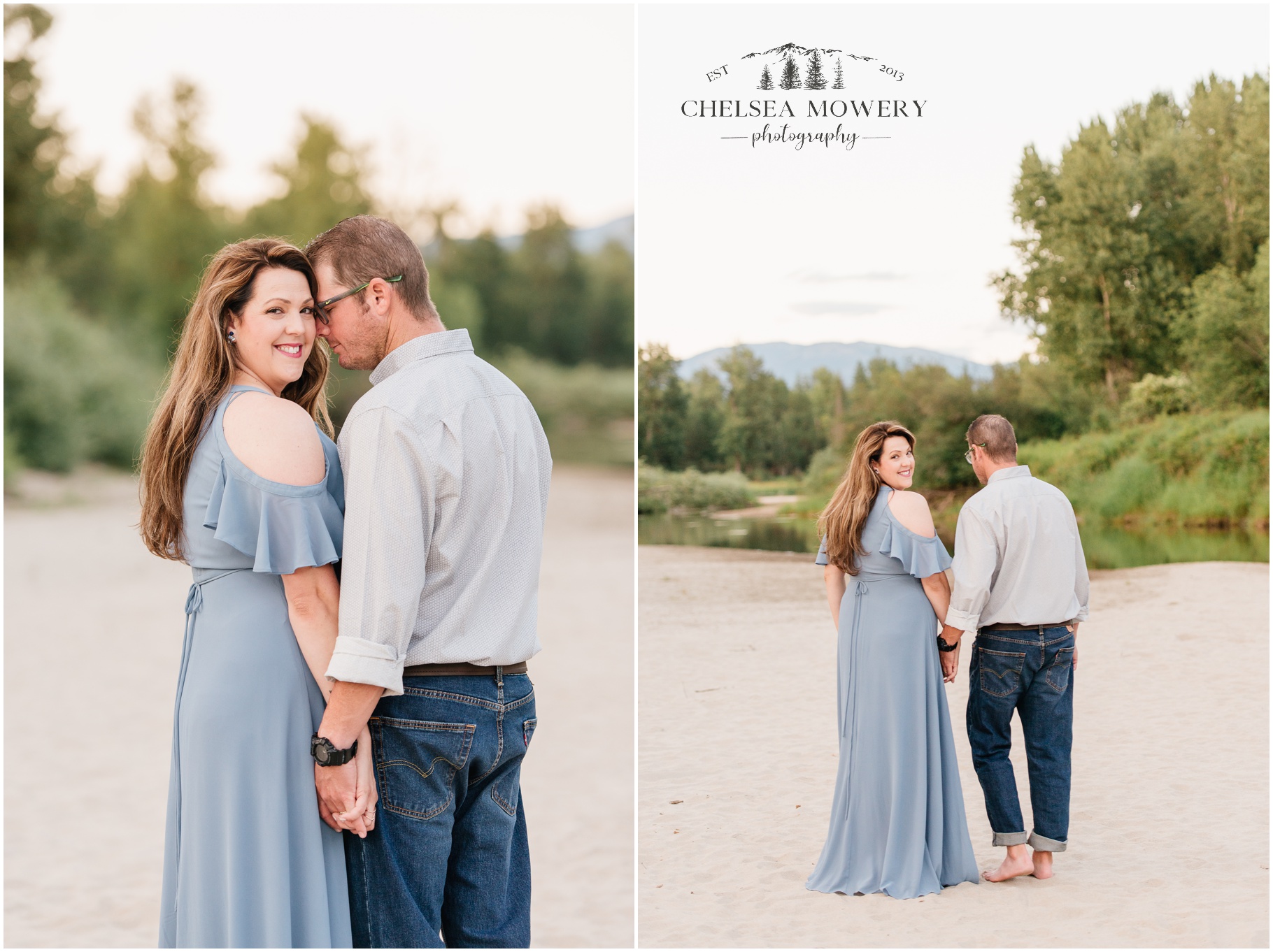 pack river photography | sunset couples portraits