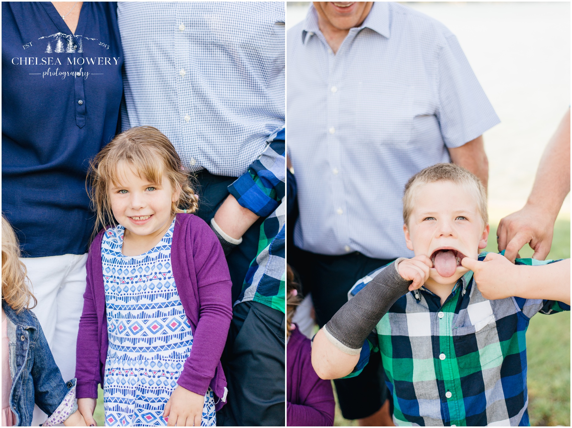 silly child photography poses | family portrait photography