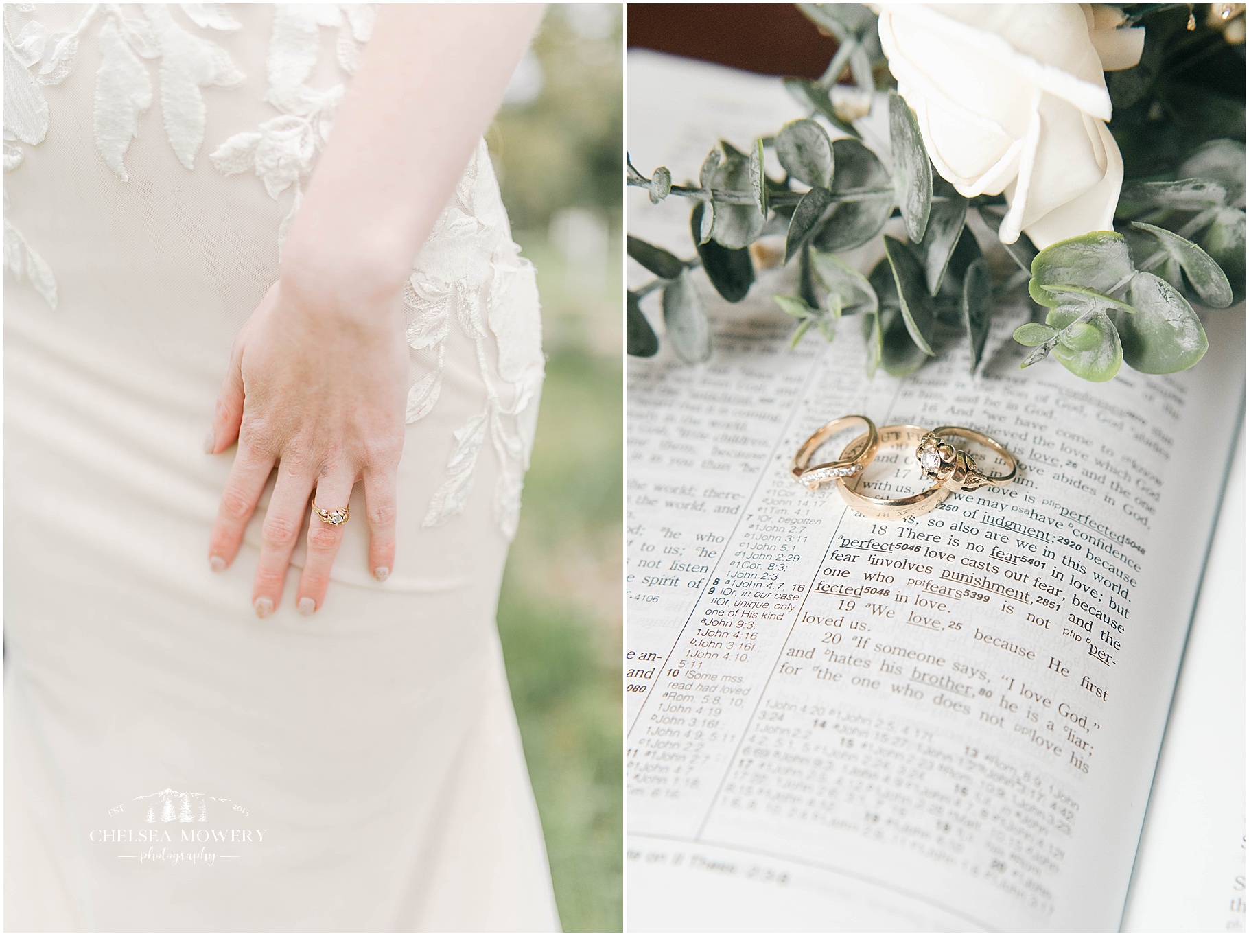 wedding ring details | Idaho wedding photographer