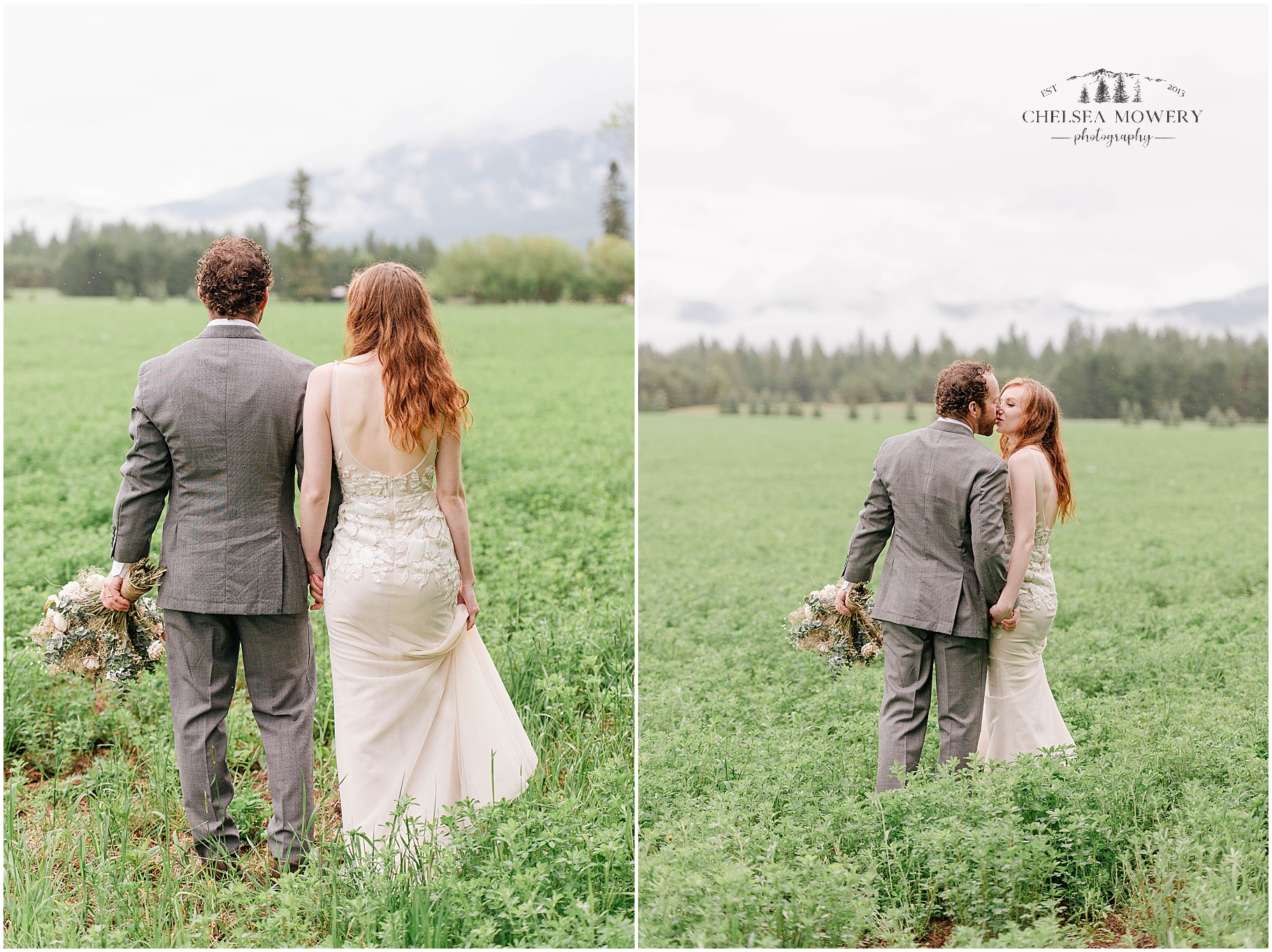 bride groom portraits | North Idaho photographer