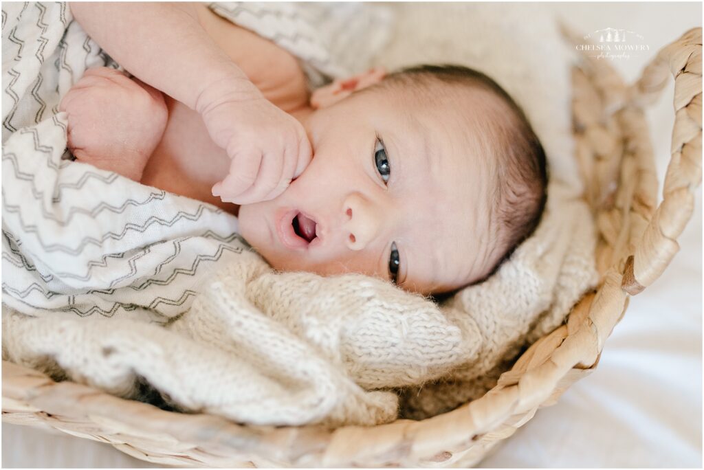 sandpoint newborn photographer | boho baby portraits