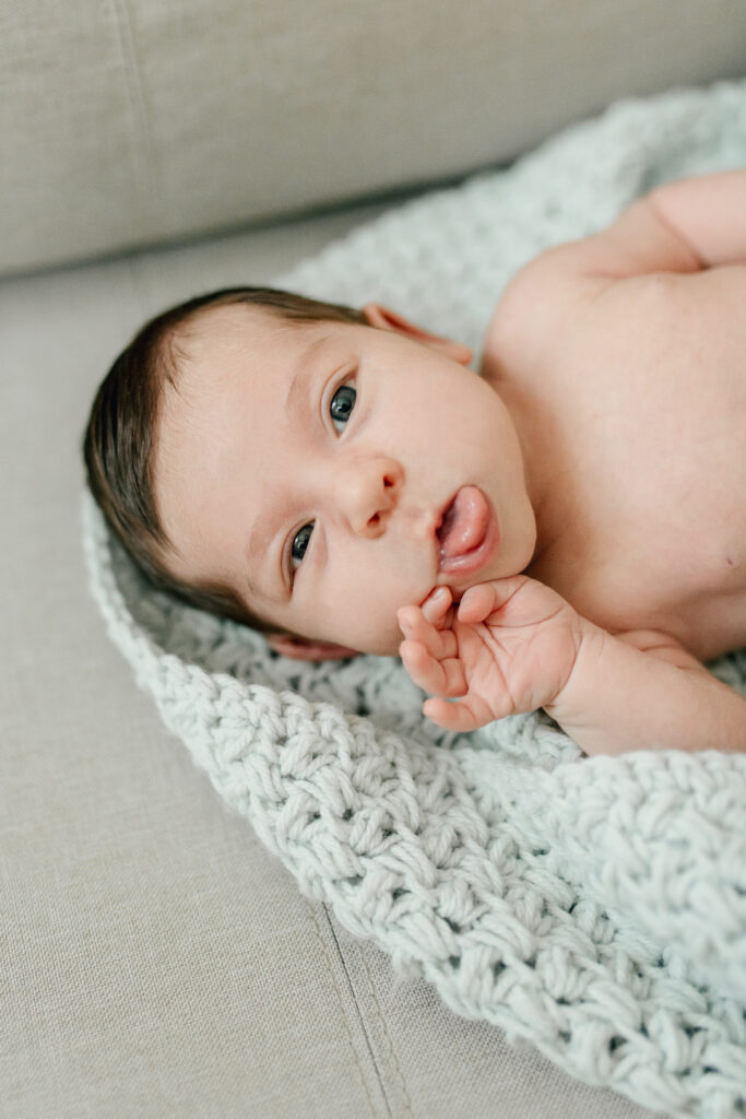 lifestyle baby portraits | Bonners Ferry newborn photographer